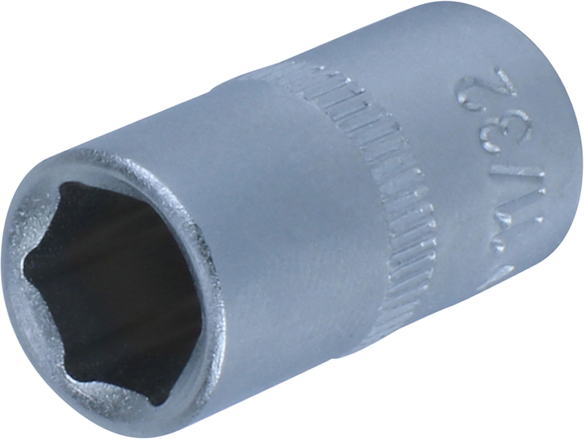 Stecknuss, 1/4", 6-kant zöllig 11/32"