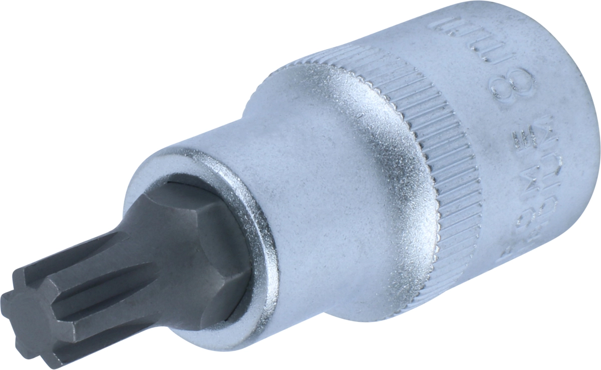 Bit-Stecknuss, 1/2", Keilnut M8x55 mm