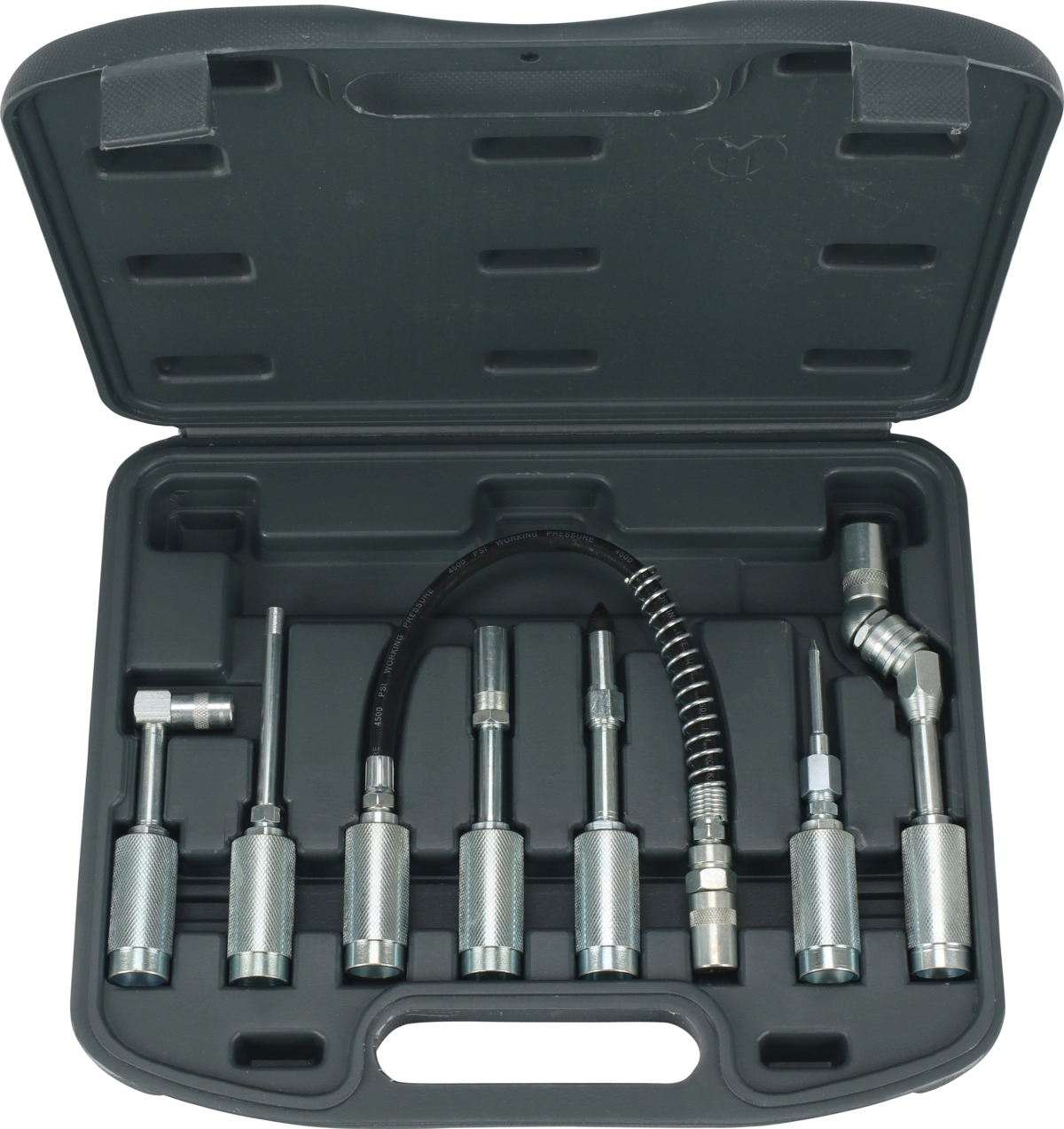 Set 7 accessori per pistola ingrassatore