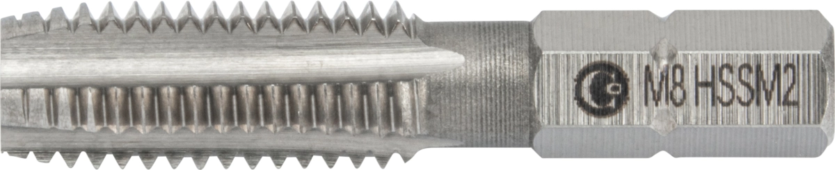Gewindebohrer-Bit, 1/4" 6-kant, HSS-G M2