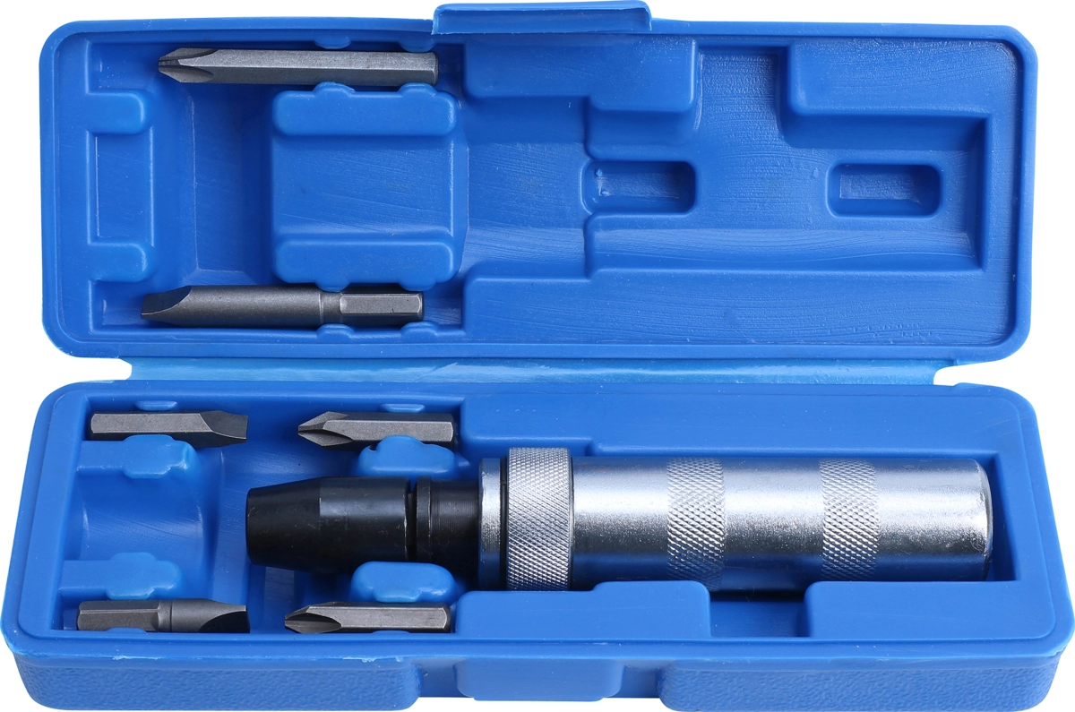 Impact Driver, reversible left / right, 1/2", incl. 6 bits