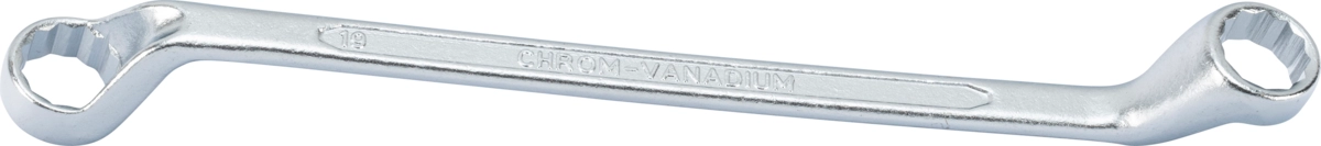 Double Ended Ring Spanner, deep offset, 18x19 mm
