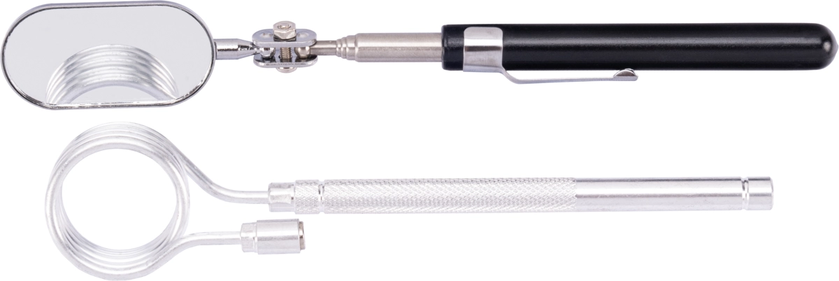 Inspection Set, magnetic pick-up tool + mirror, 2 pcs.