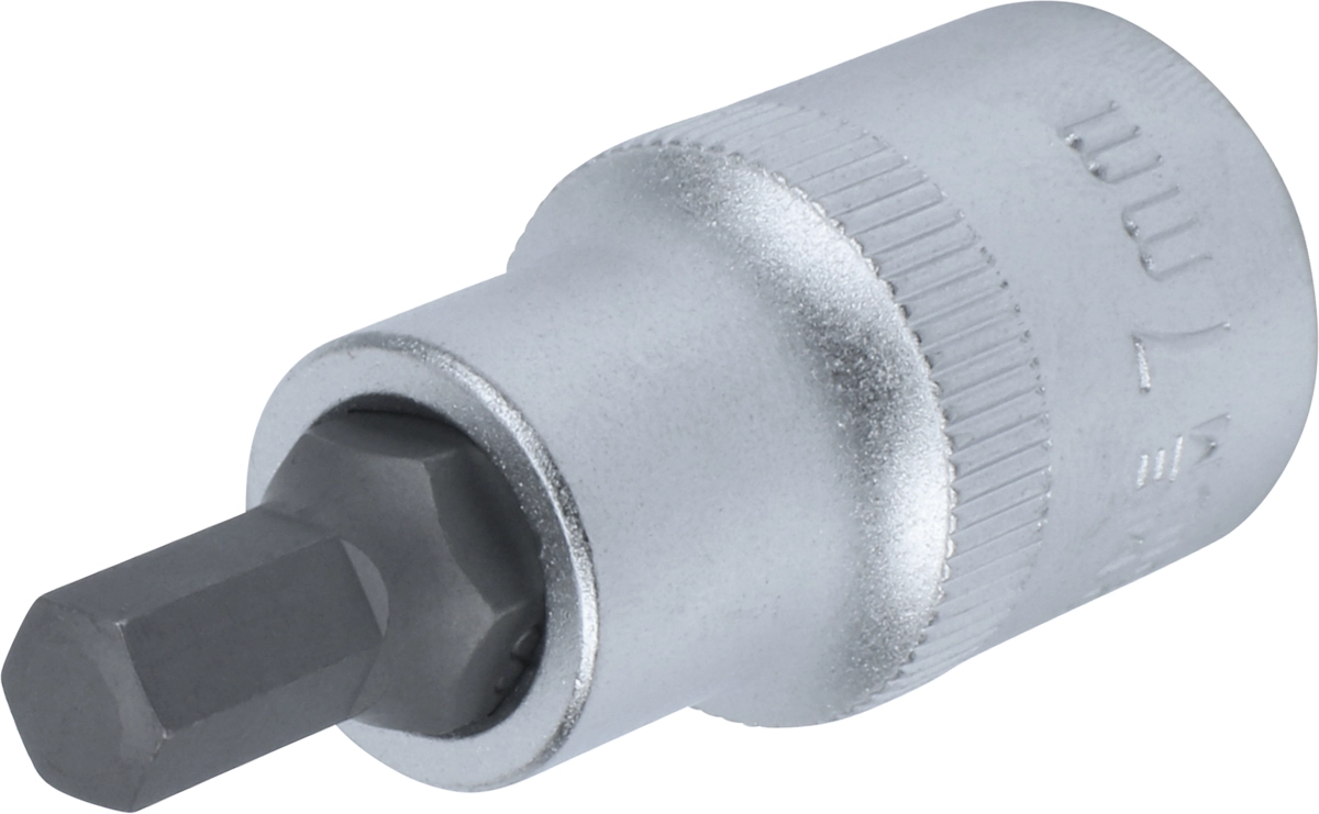 Douille embout, 1/2", douille hexagonale 7x55 mm