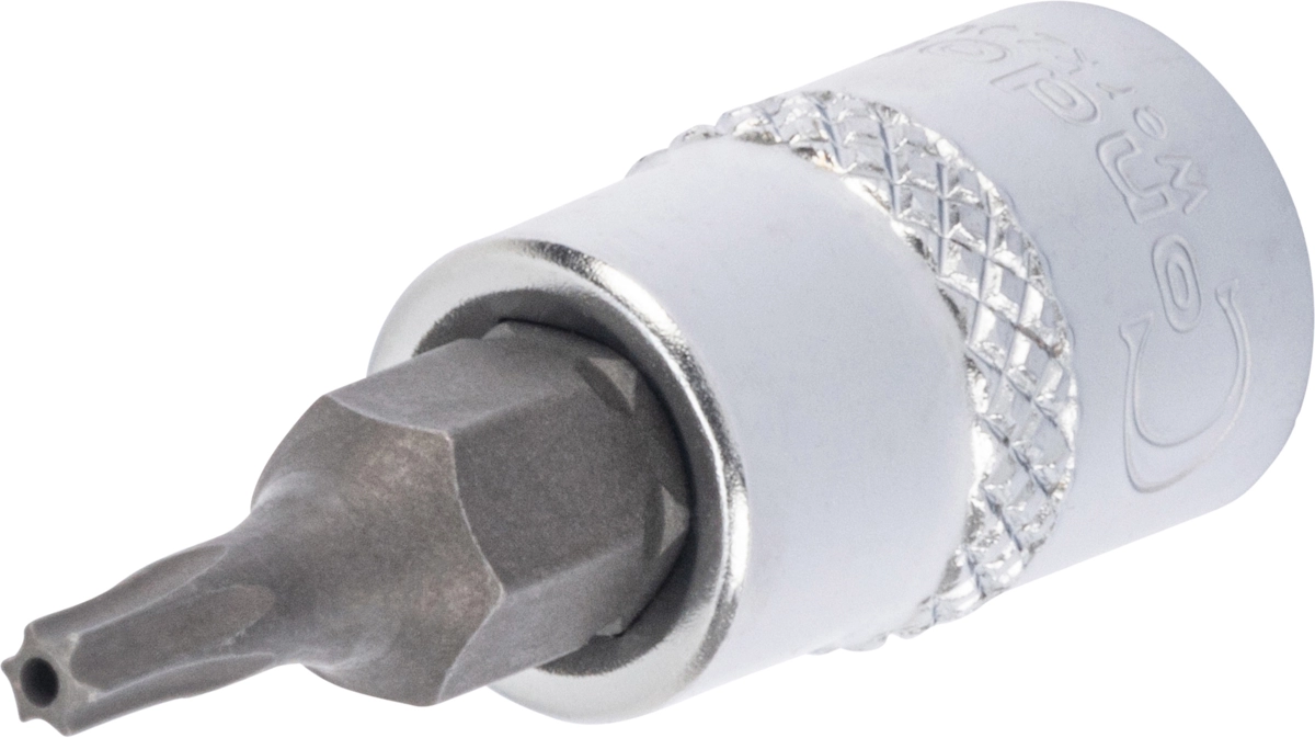 Bussola con inserto Torx c/foro 1/4" T10x37 mm