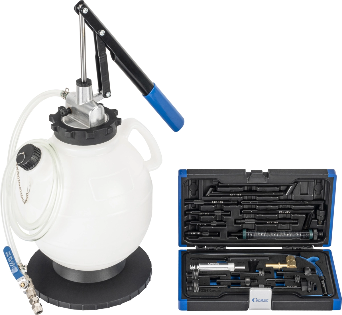 Getriebeöl-Befüllsystem, 7.5l, 22 Adapter