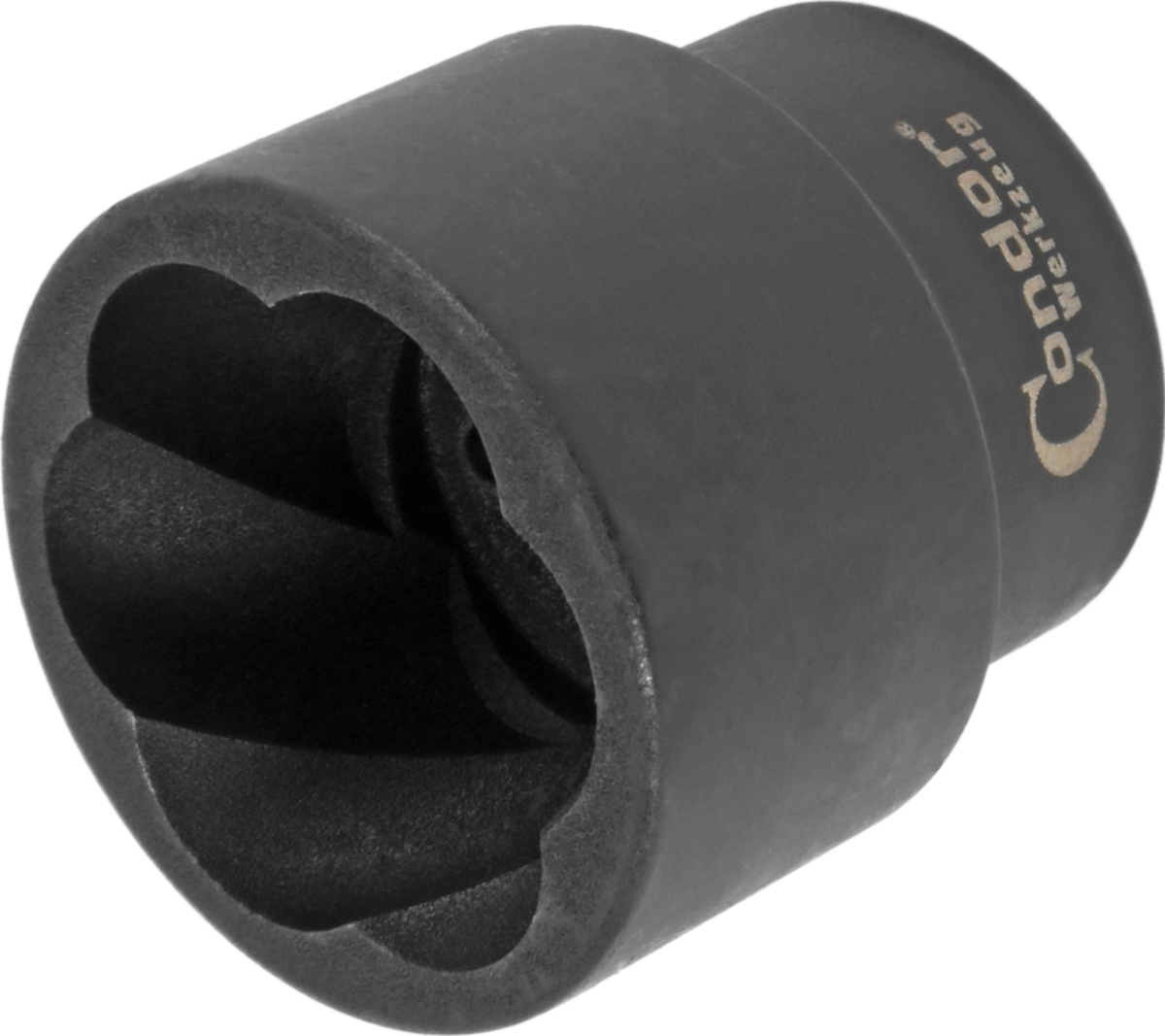 Douille, 1/2 ", profilé à rainure en spirale 24 mm