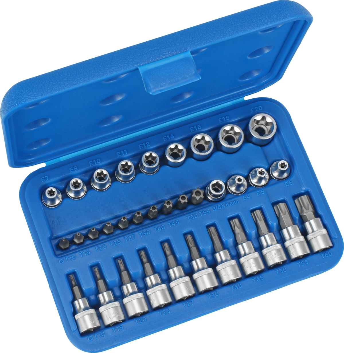 Hylsats 3/8" Torx 34 del