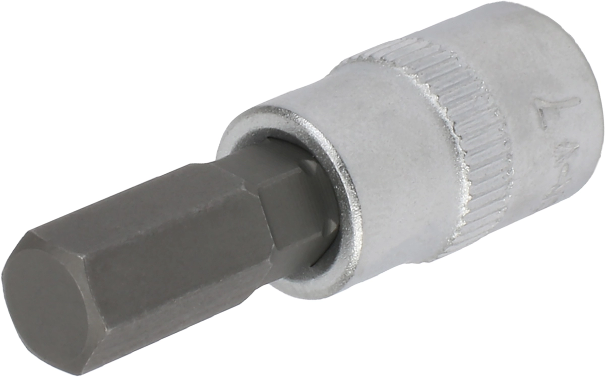 Bit-Stecknuss, 1/4", Innensechskant 7x37 mm
