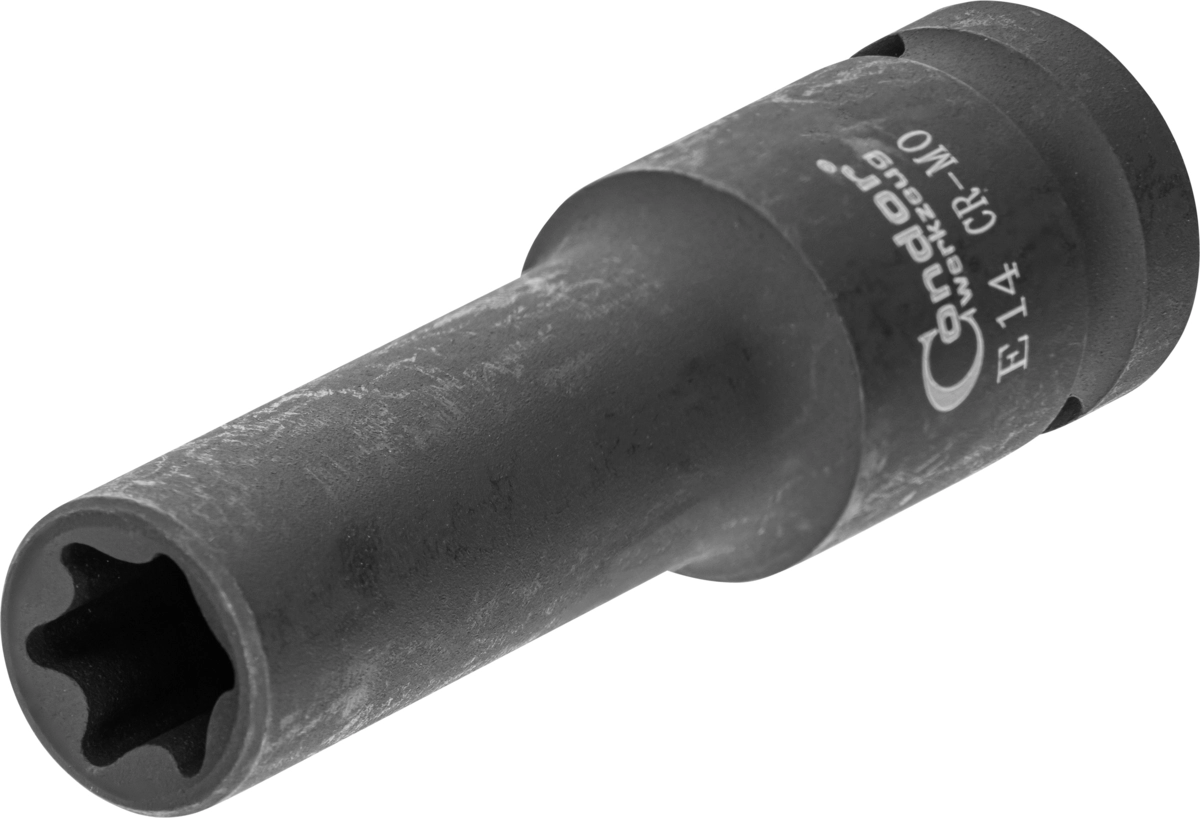 Impact Socket, 1/2" tx-star E14, deep