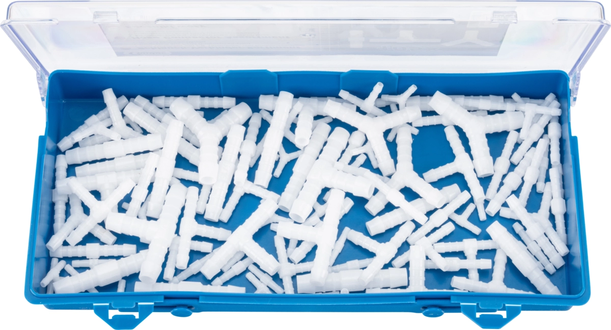 Assortimento 105 connettori per tubi flessibili