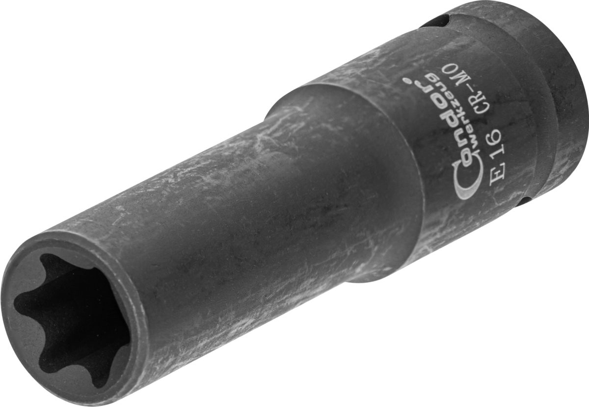 Impact Socket, 1/2" tx-star E16, deep