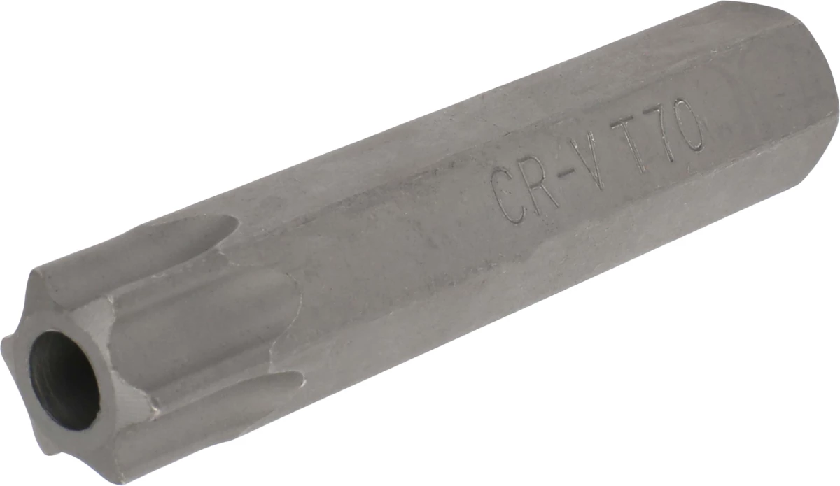 Inserto Torx c/foro esagono 14 mm T70x75 mm