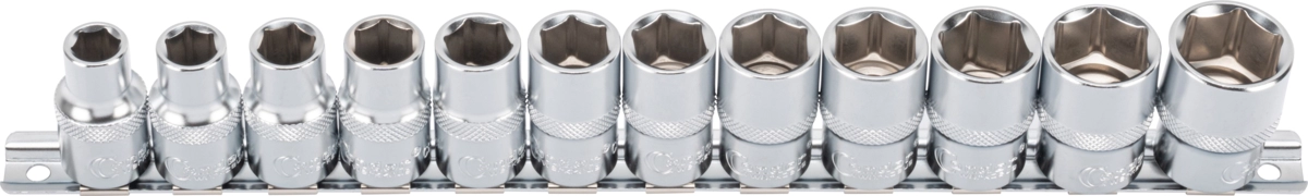 Steckschlüssel-Einsätze, xcess performance, 12-tlg., 1/2", 6-kant 10-22 mm