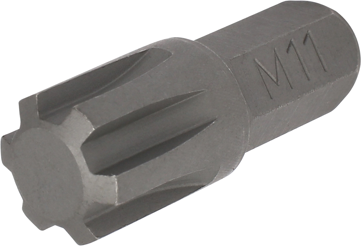Bit, 8 mm 6-kant, Keilnut M11x30 mm