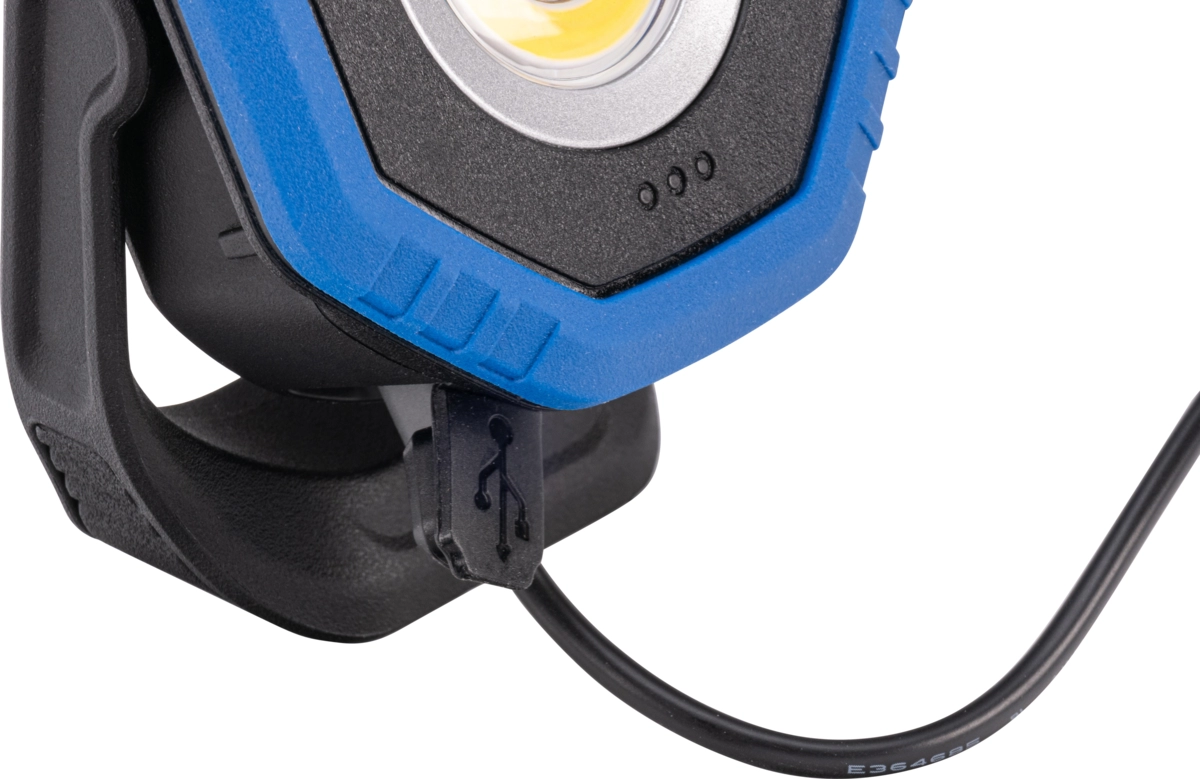 Pocket Floodlight, wireless charging, COB-LED “Twin Beam 2-in-1“