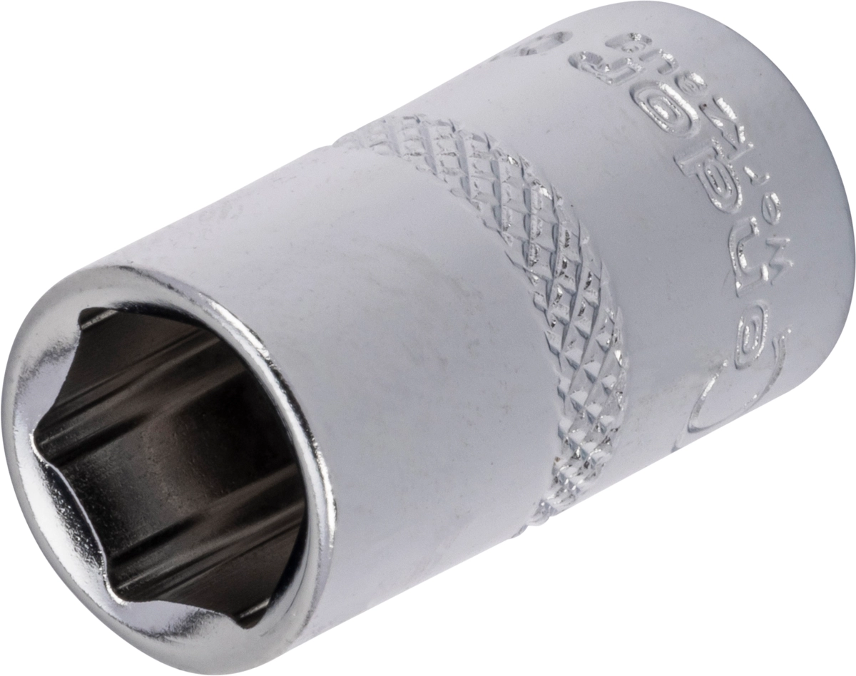 Stecknuss, 1/4", 6-kant 9 mm