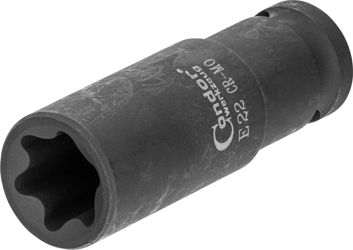 Impact Socket, 1/2 "TX-Star E22, profondo