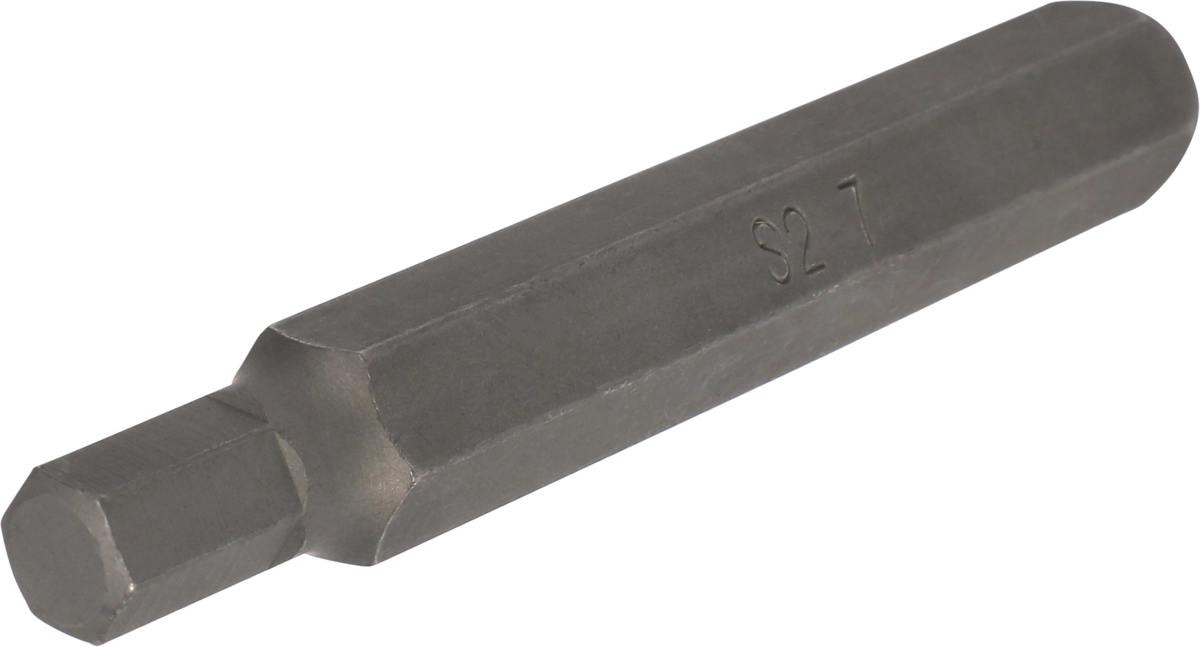 Bit, 10 mm 6-kant, Innensechskant 7x75 mm