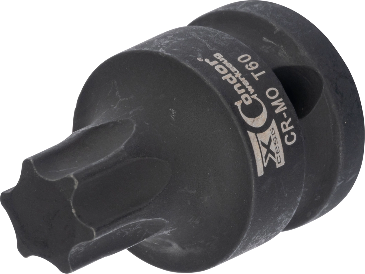 Krafthylsa Bit, 1/2", torx T60x40 mm