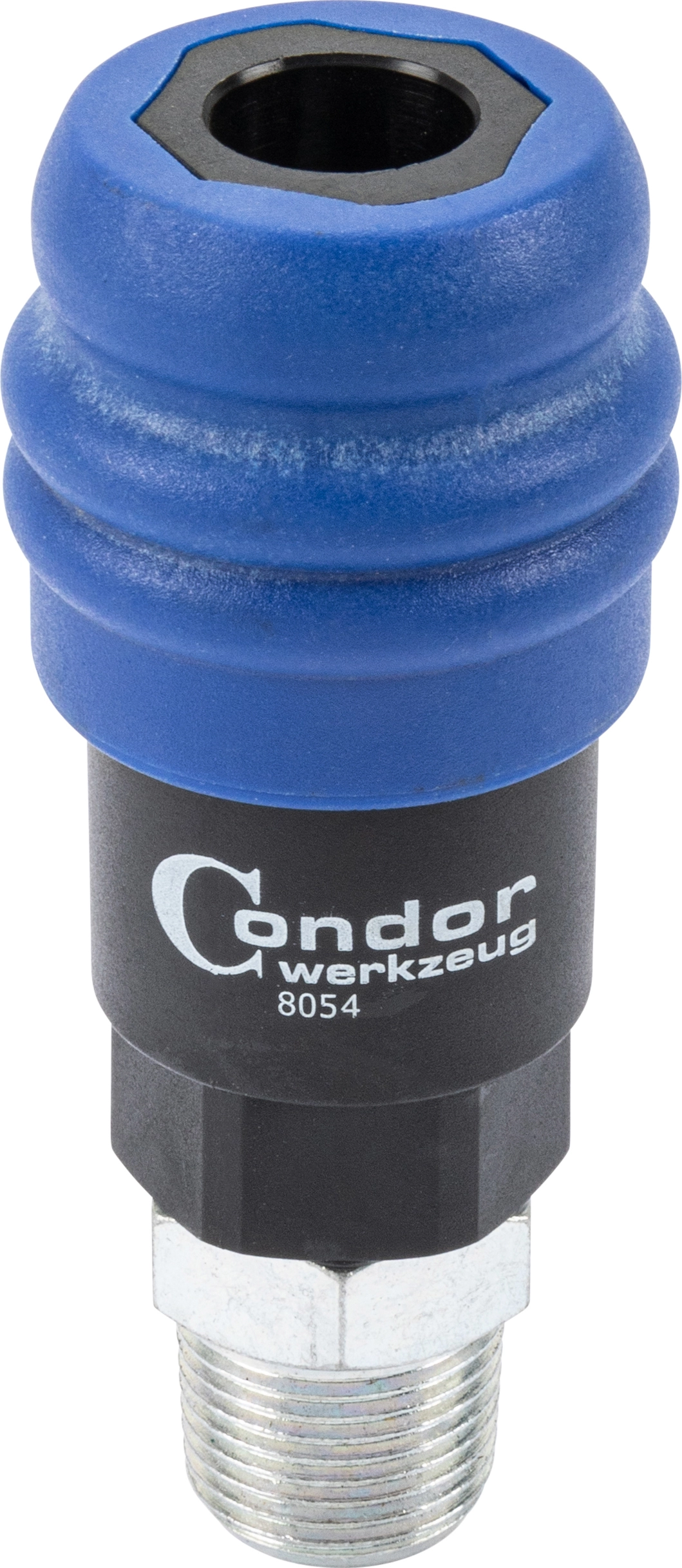Air Hose, high-end rubber, ø 10 mm x 10 m, with 2-step coupler
