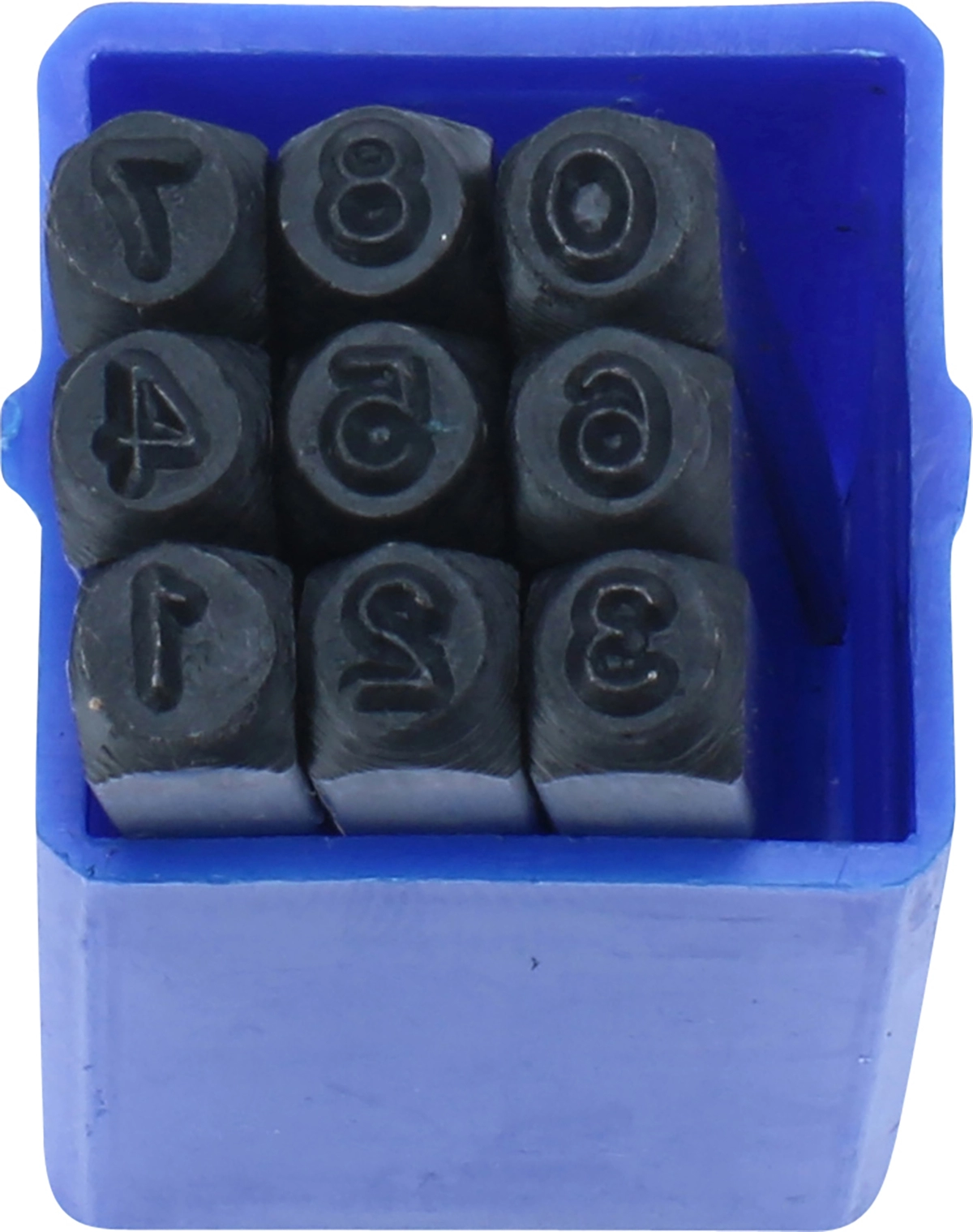 Number Stamp Set, 9 pcs., 3 mm