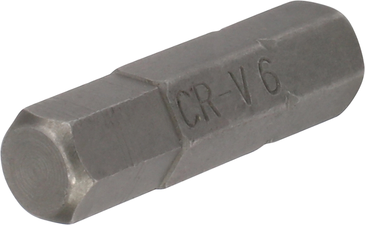 Bit, 1/4" 6-kant, Innensechskant 6x25 mm