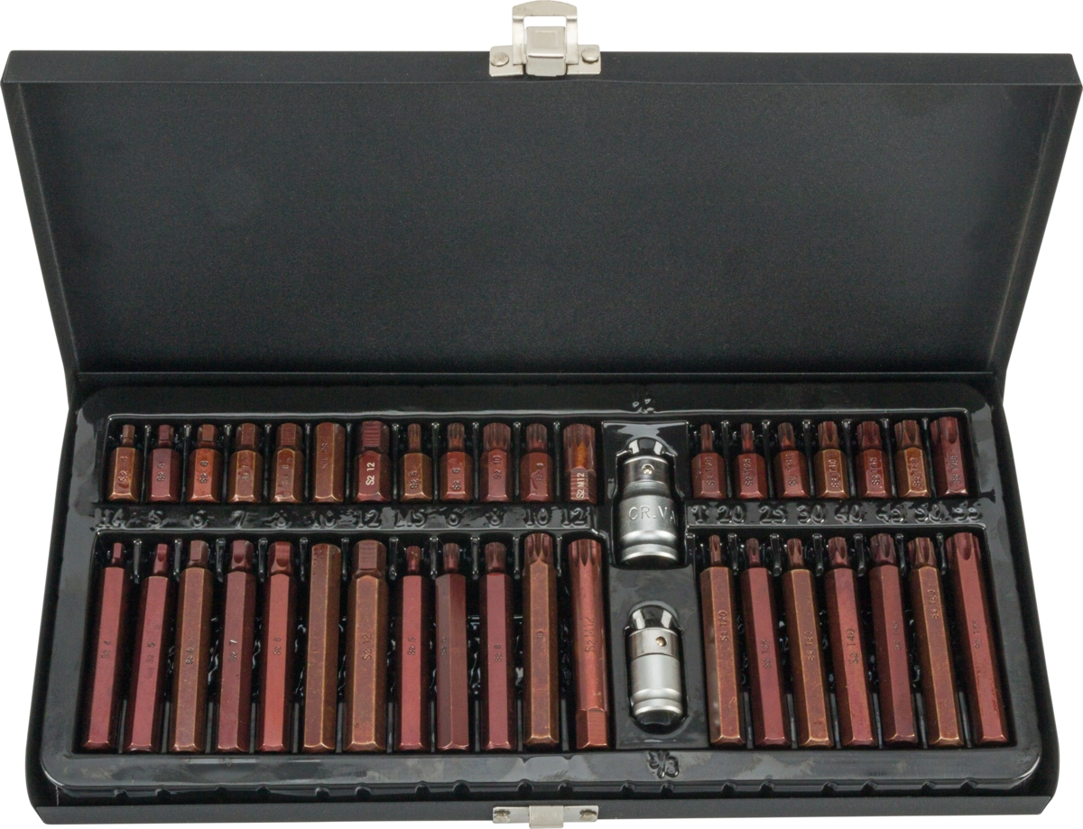 Bit-Sortiment, 40-tlg., 3/8+1/2"