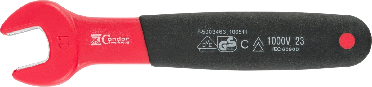 Einmaulschlüssel, VDE, 11 mm