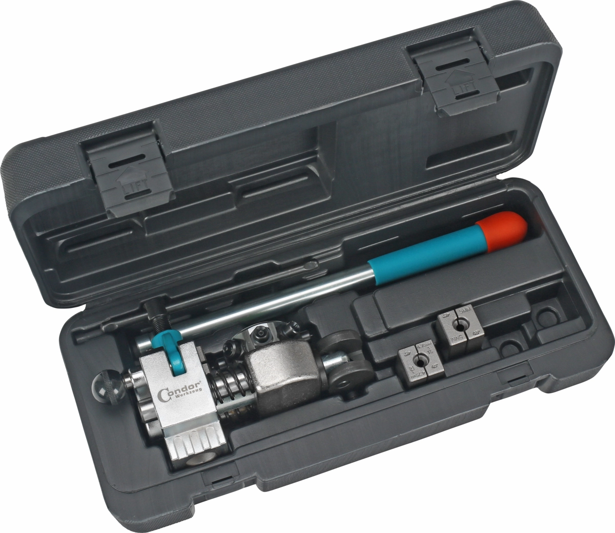 Professional Flaring Tool Set, jaws 4.75/5.00/6.00 mm