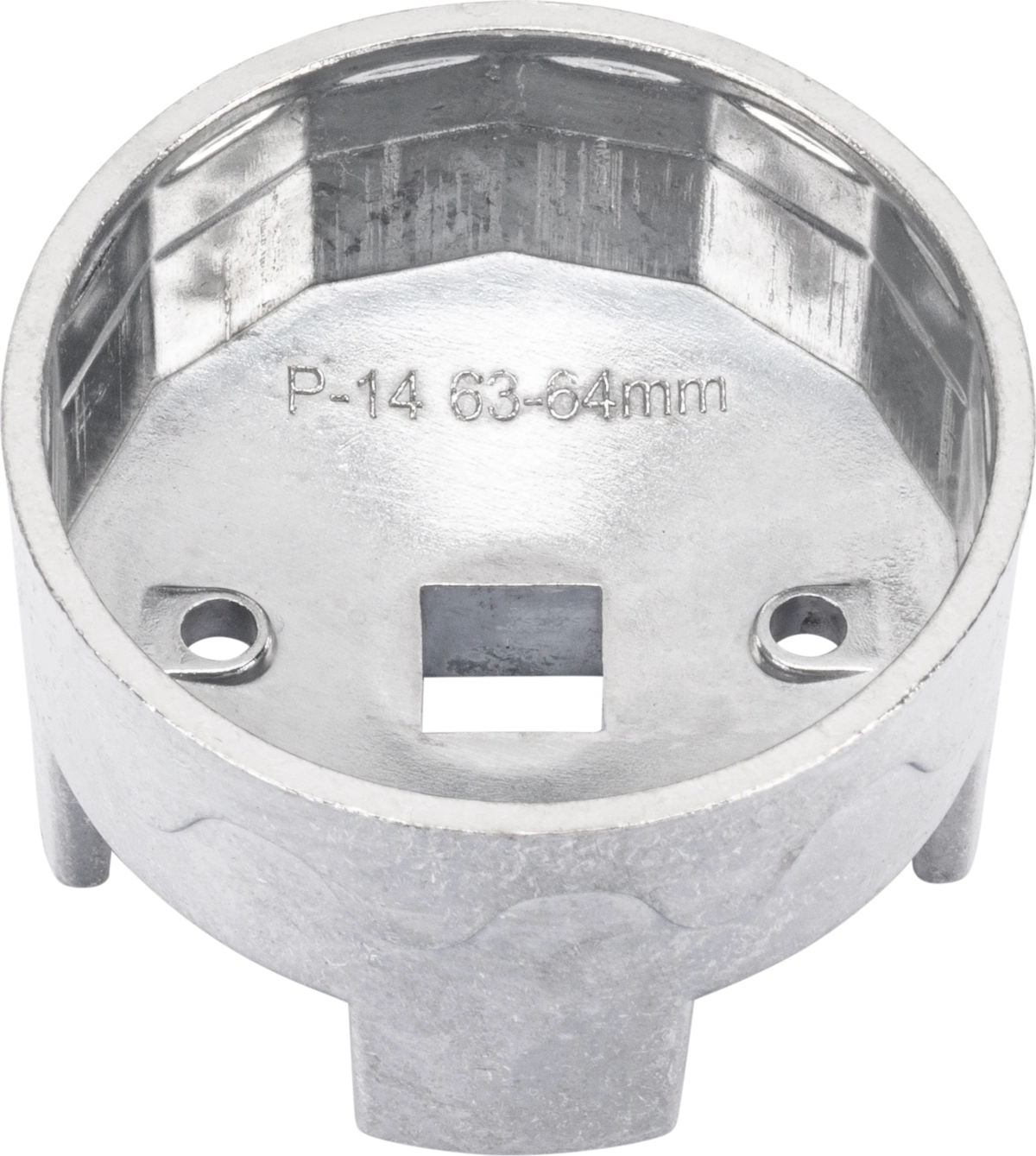 Ölfilterkappe, Aluminium-Druckguss, 1/2"/27 mm, 63/64 mm x 14 Kanten
