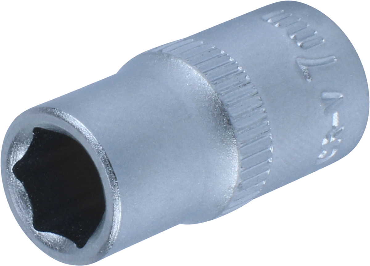 Stecknuss, 1/4", 6-kant 7 mm