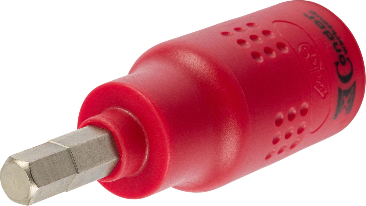 Hylsbit, VDE, 3/8", insex 6 mm