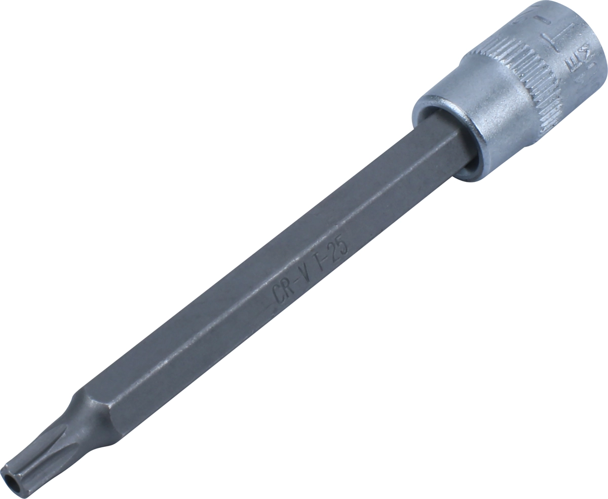 Bussola da 1/4 con inserto Torx c/foro T25x80
