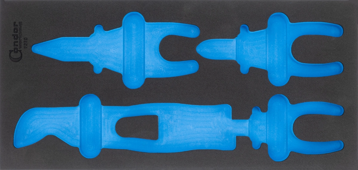 Soft Foam Tray 1/3, empty, for No. 7270