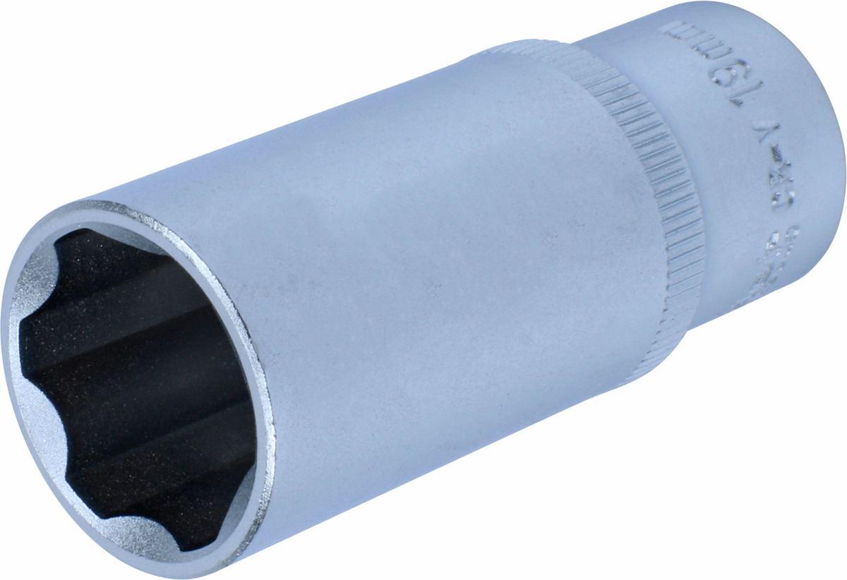 Stecknuss, 3/8", Super-Lock 19 mm, tief