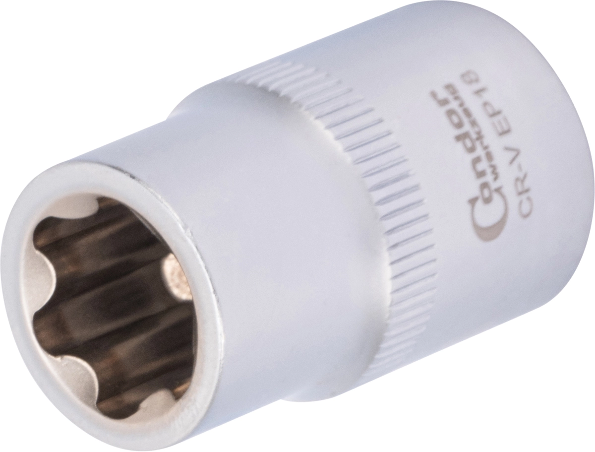 Hylsa, 1/2", E-Plus-Profil EP18
