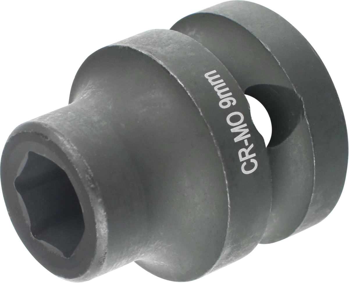 Bussole impact 1/2", extra corte, esagonali 9 mm