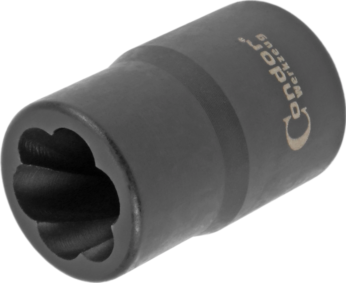 Twist Hylsa, 1/2", vriden profil 13 mm