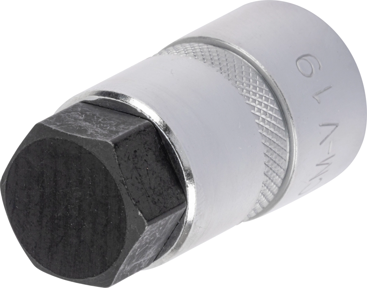 Socket Bit, 1/2 ", in più brevi, esagonale 19x45 mm