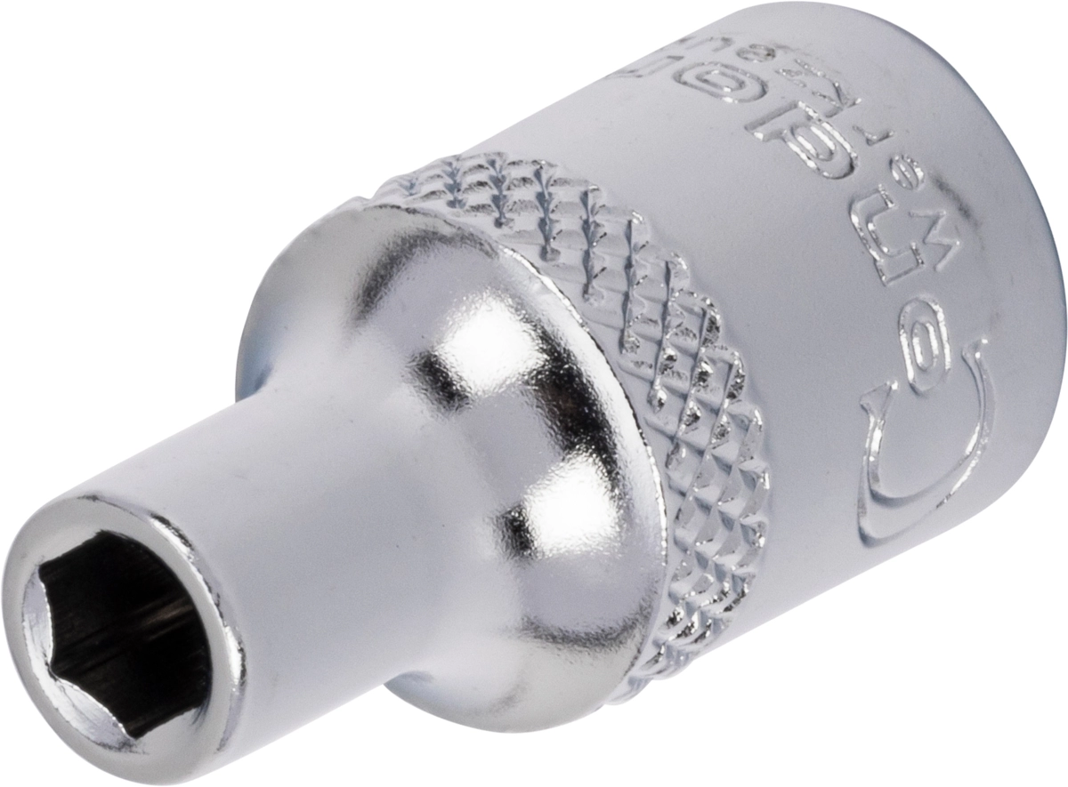 Stecknuss, 1/4", 6-kant 4 mm