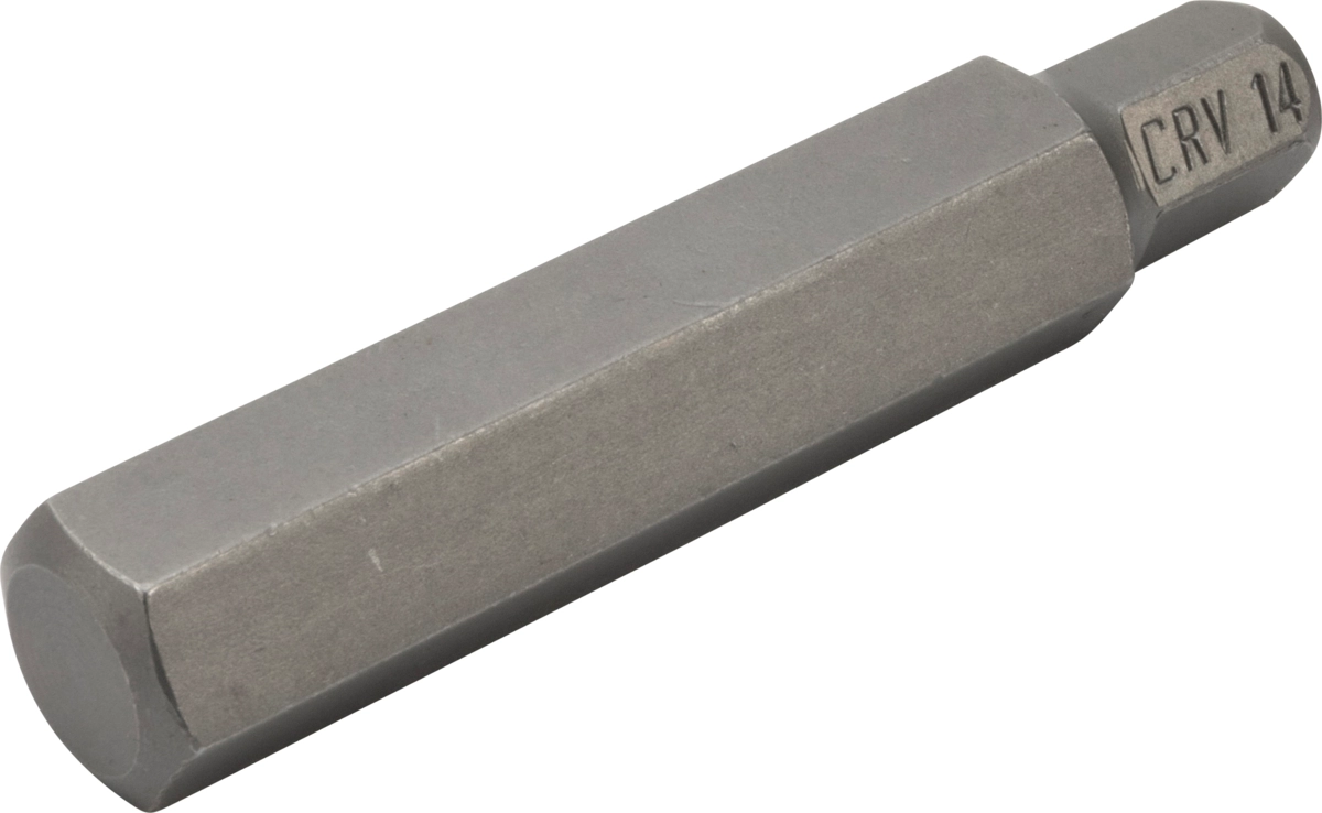 Bit, 10 mm 6-kant, Innensechskant 14x75 mm