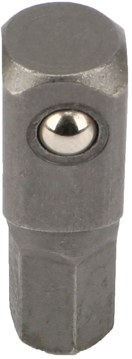 Adapter, 3/8" square x 3/8" hexagon