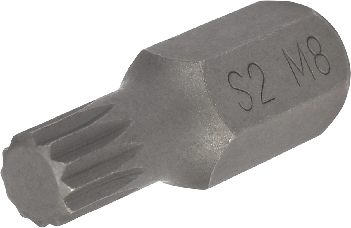Bit, 10 mm 6-kant, Vielzahn M8x30 mm