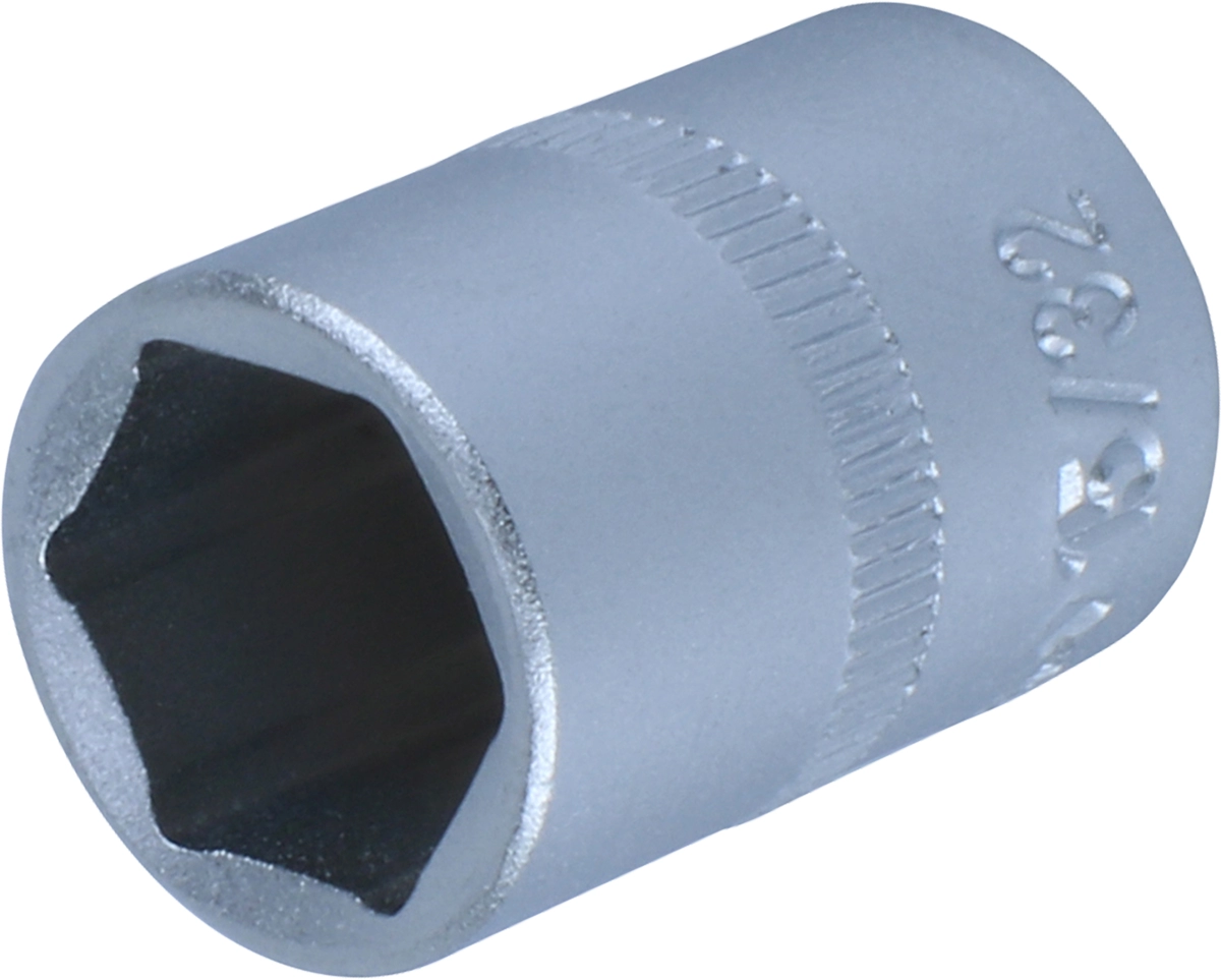 Stecknuss, 1/4", 6-kant zöllig 15/32"