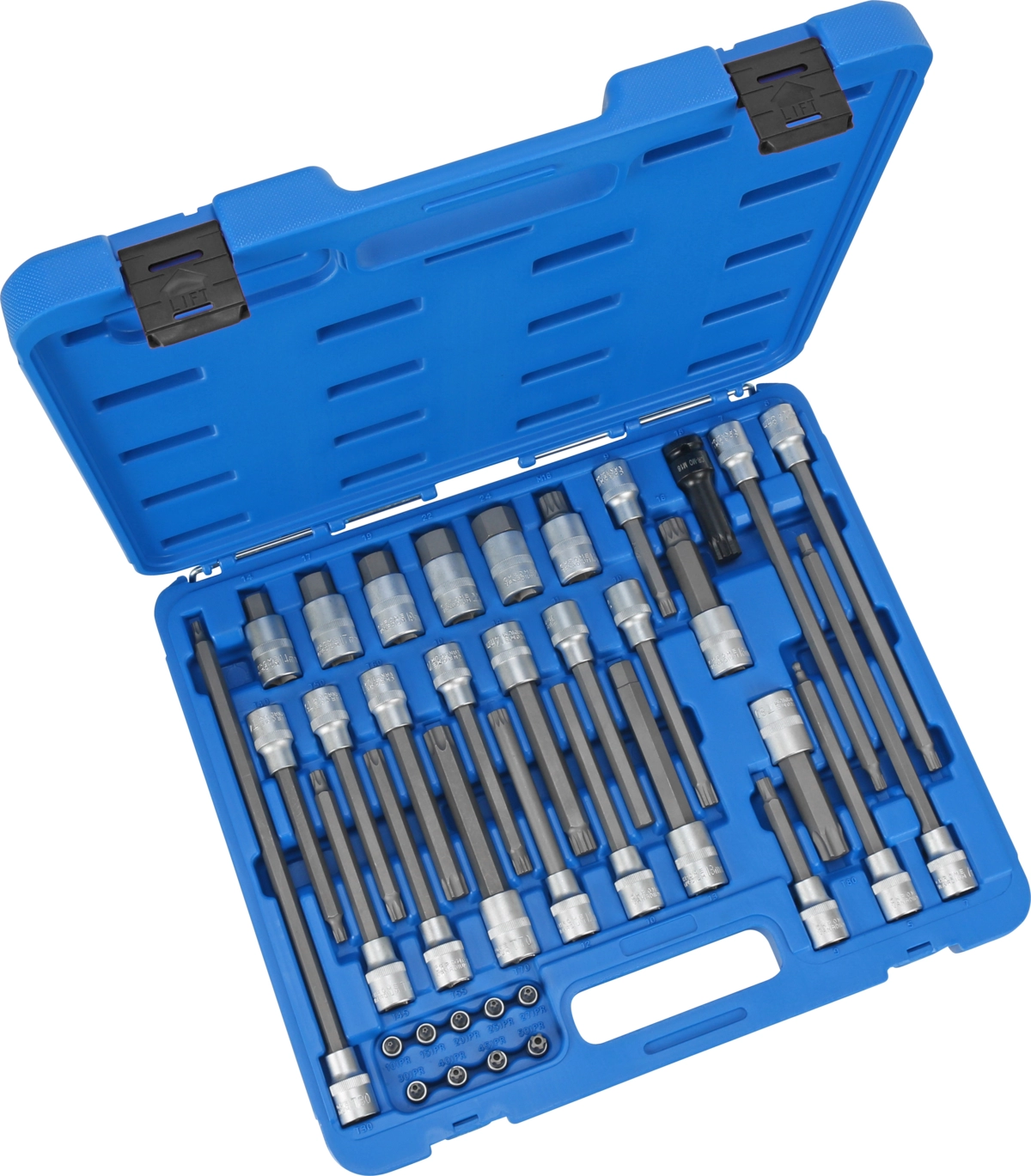 Bit-Stecknüsse, 38-tlg., 1/2", spezielle KFZ-Anwendungen
