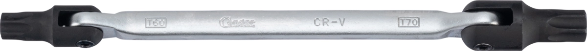 Double Flexible Head Wrench, tx-star T60x70
