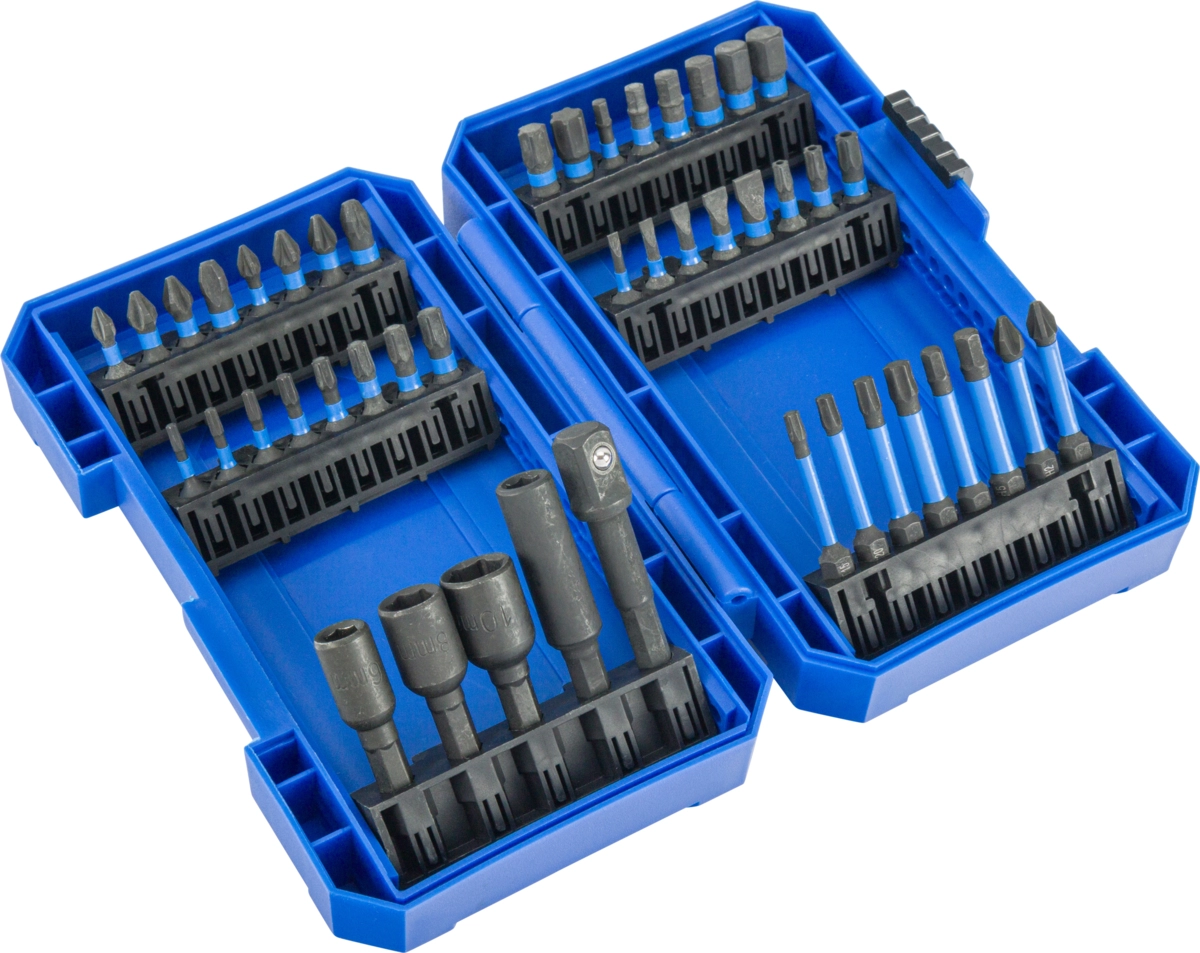 Power-Bit-Sortiment, 45-tlg., 1/4" 6-kant