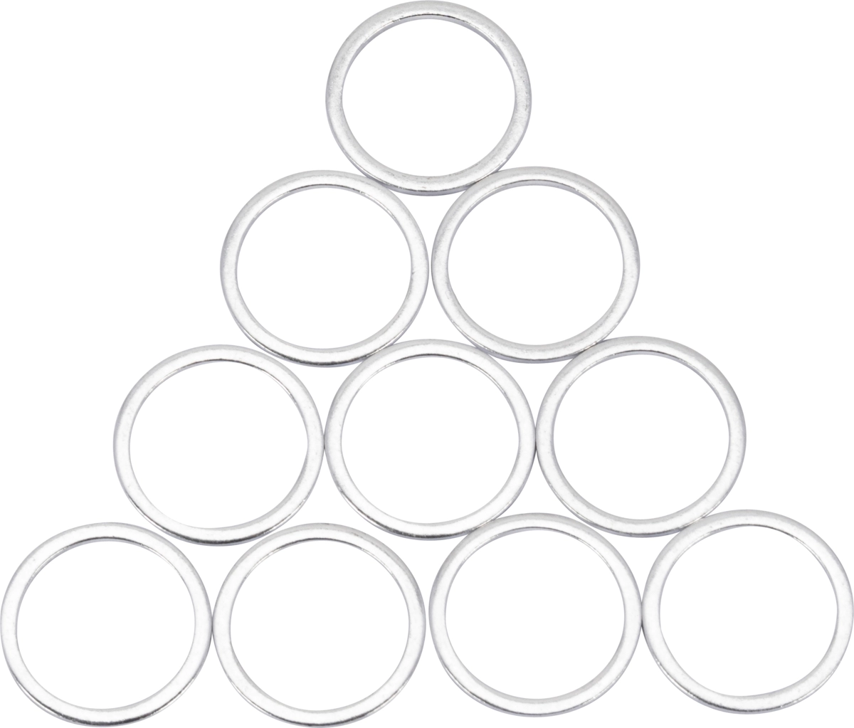 Aluminiumdichtringe, M17, für Nr. 5368 und 5369, 10 Stk.