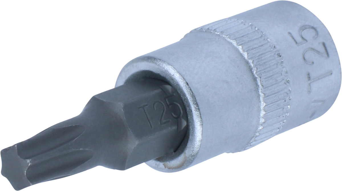 Bit-Stecknuss, 1/4", T-Profil T25x37 mm
